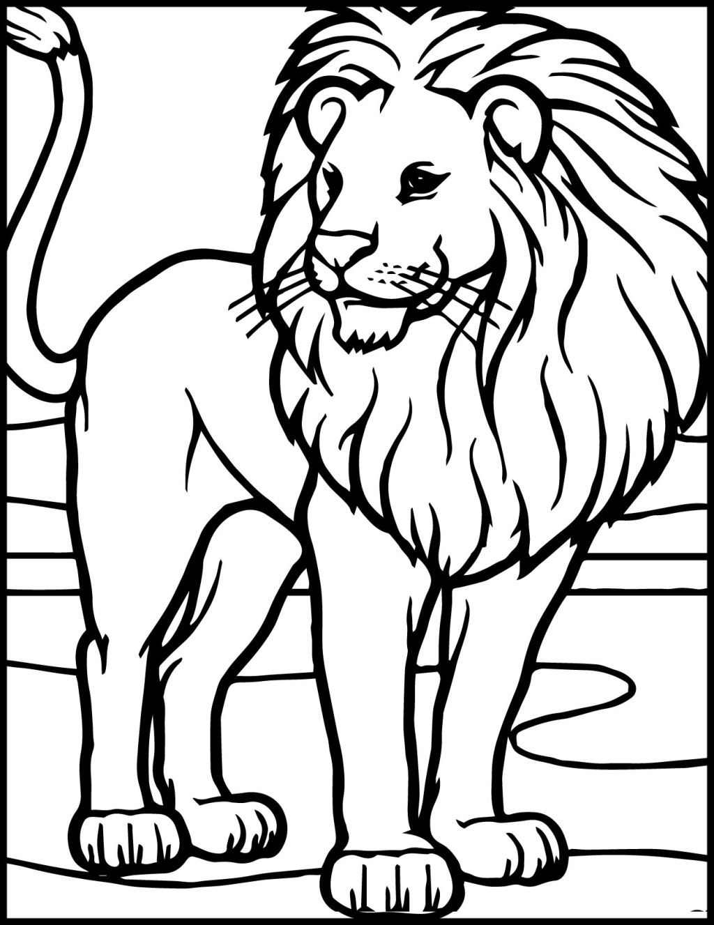 lion coloring pages  free download on clipartmag