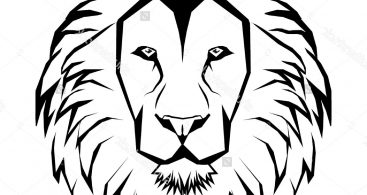 Lion Face Clipart Black And White | Free download on ClipArtMag