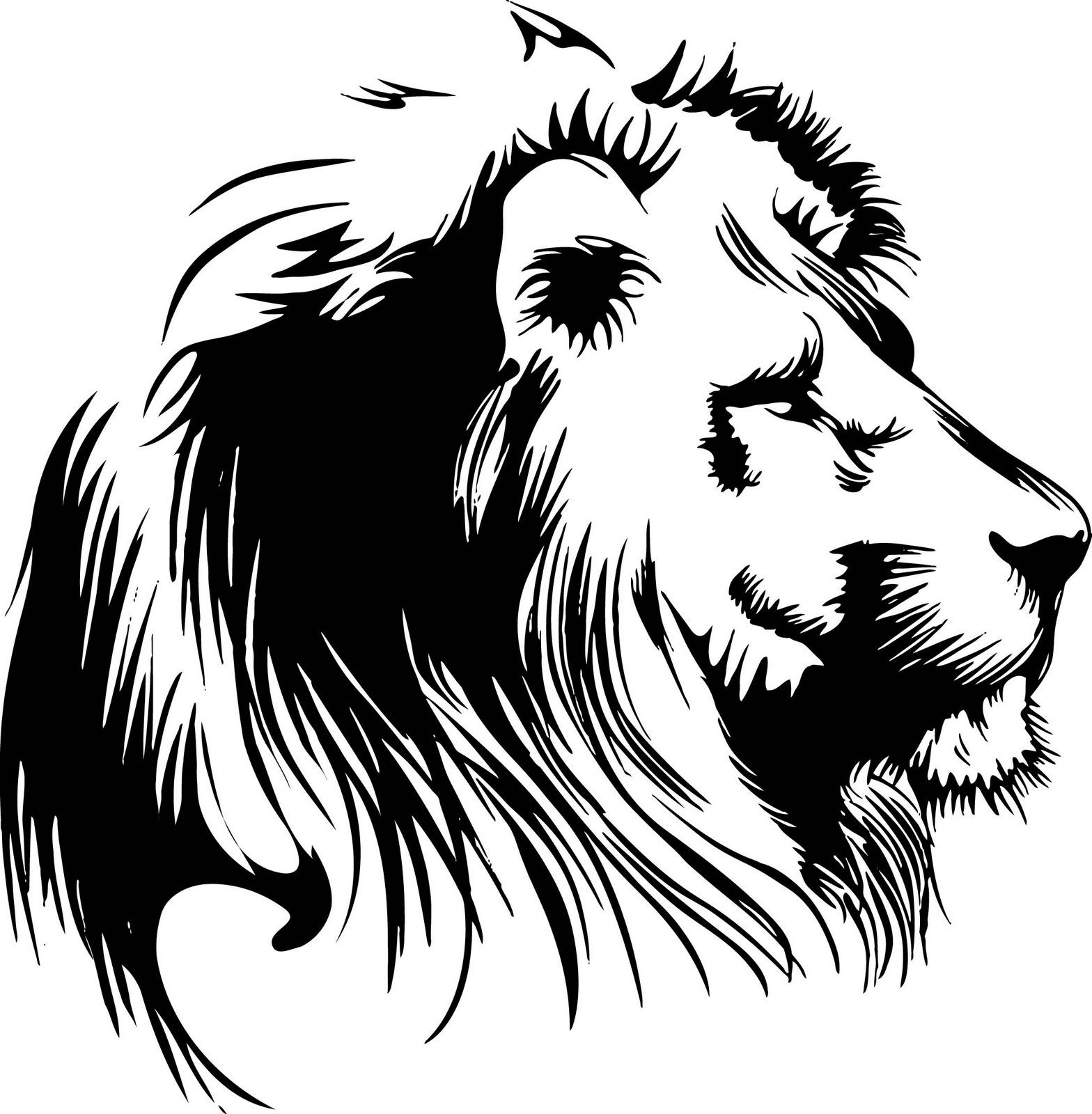 Lion Head Art Clipart | Free download on ClipArtMag