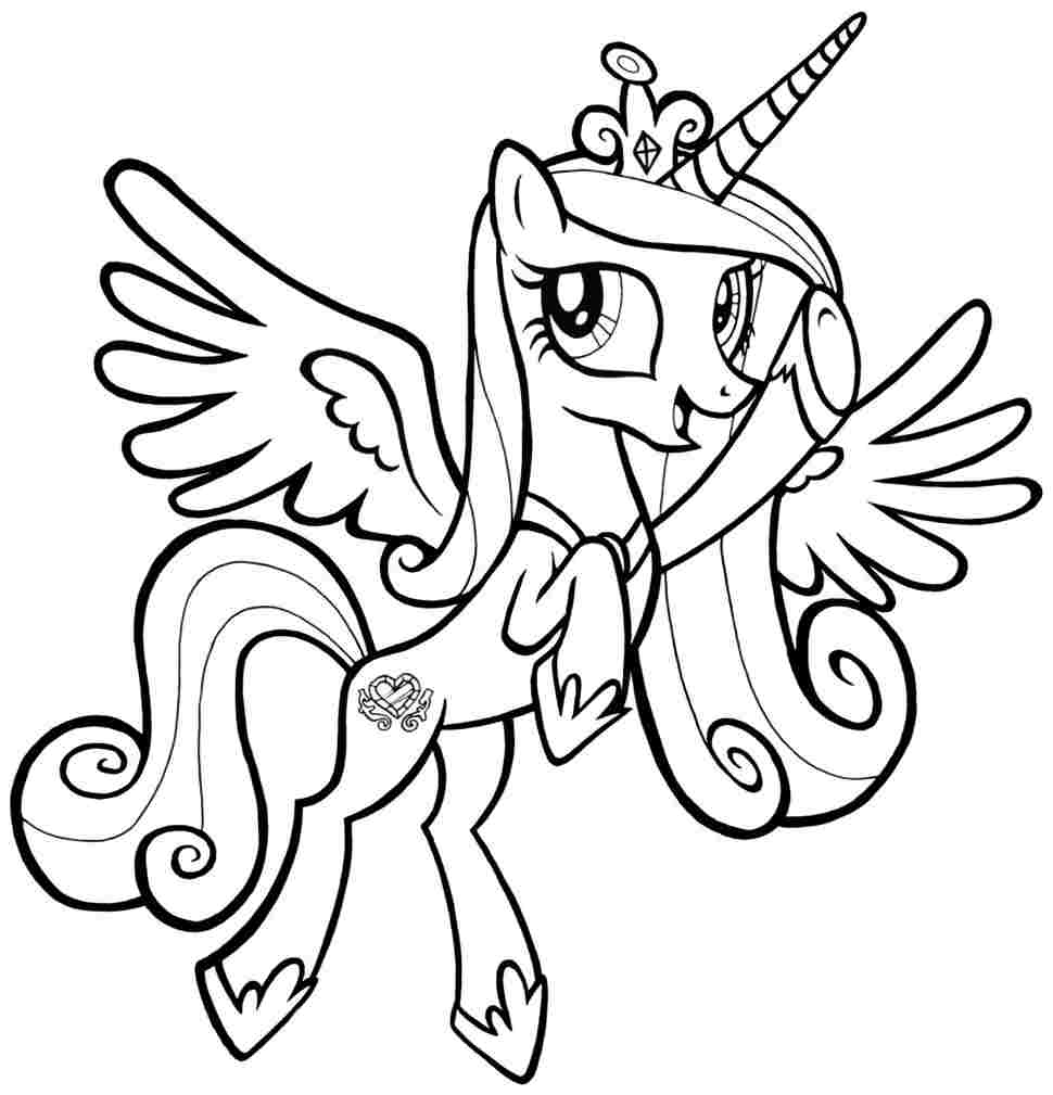 Little Pony Coloring Pages Free download on ClipArtMag