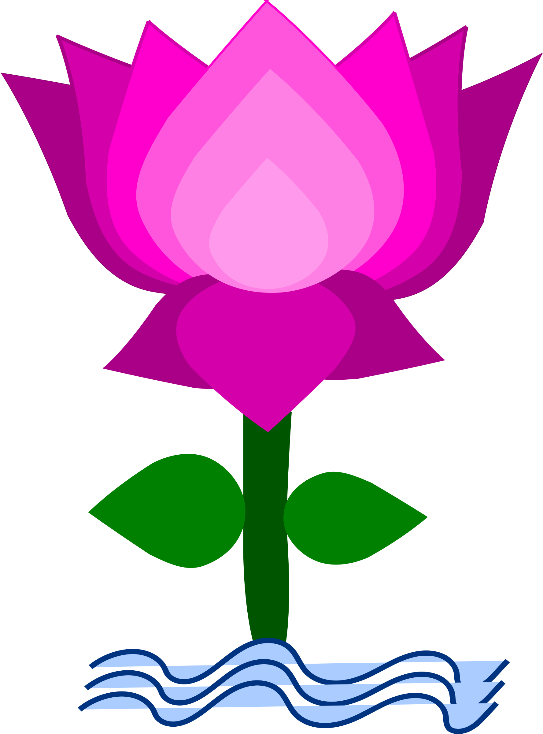Lotus Leaf Clipart Free download on ClipArtMag