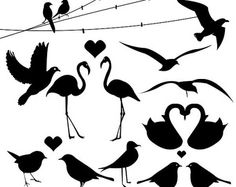 Love Bird Clipart Silhouette | Free download on ClipArtMag