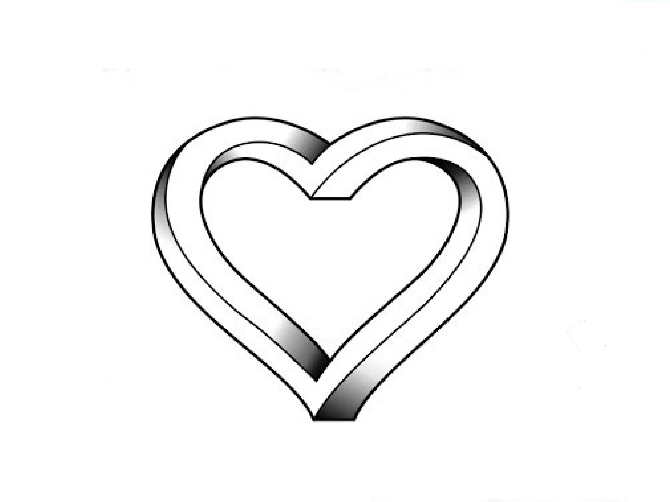 Love Heart Drawings Free Download On Clipartmag