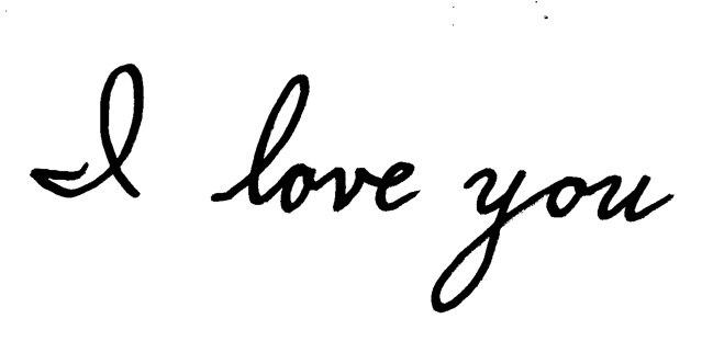 Love In Cursive Free Download On ClipArtMag