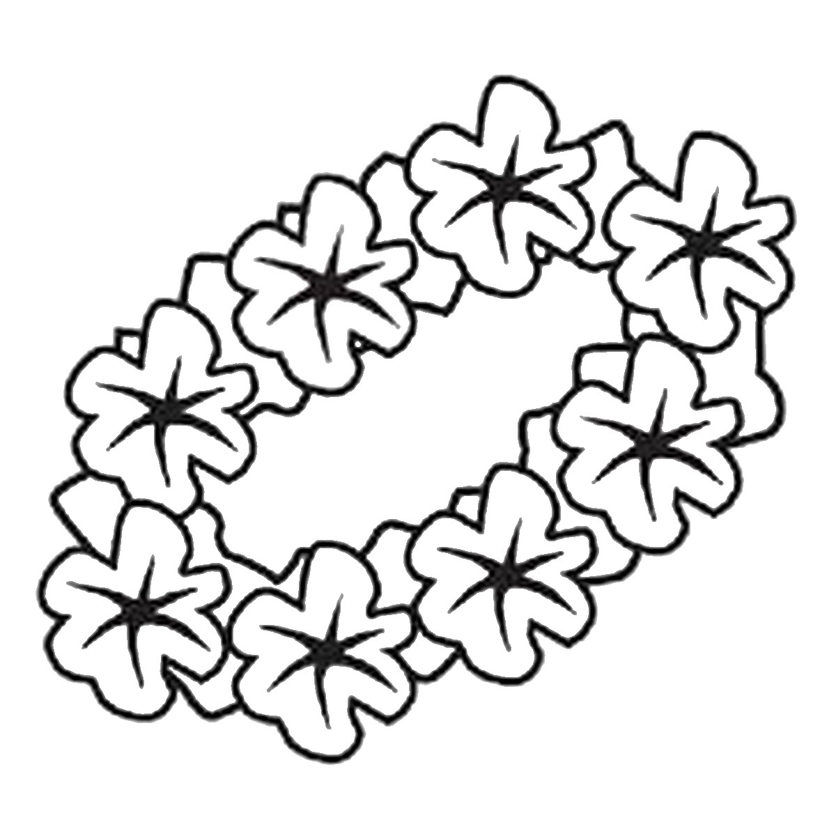 Luau Clipart Black And White Free download on ClipArtMag