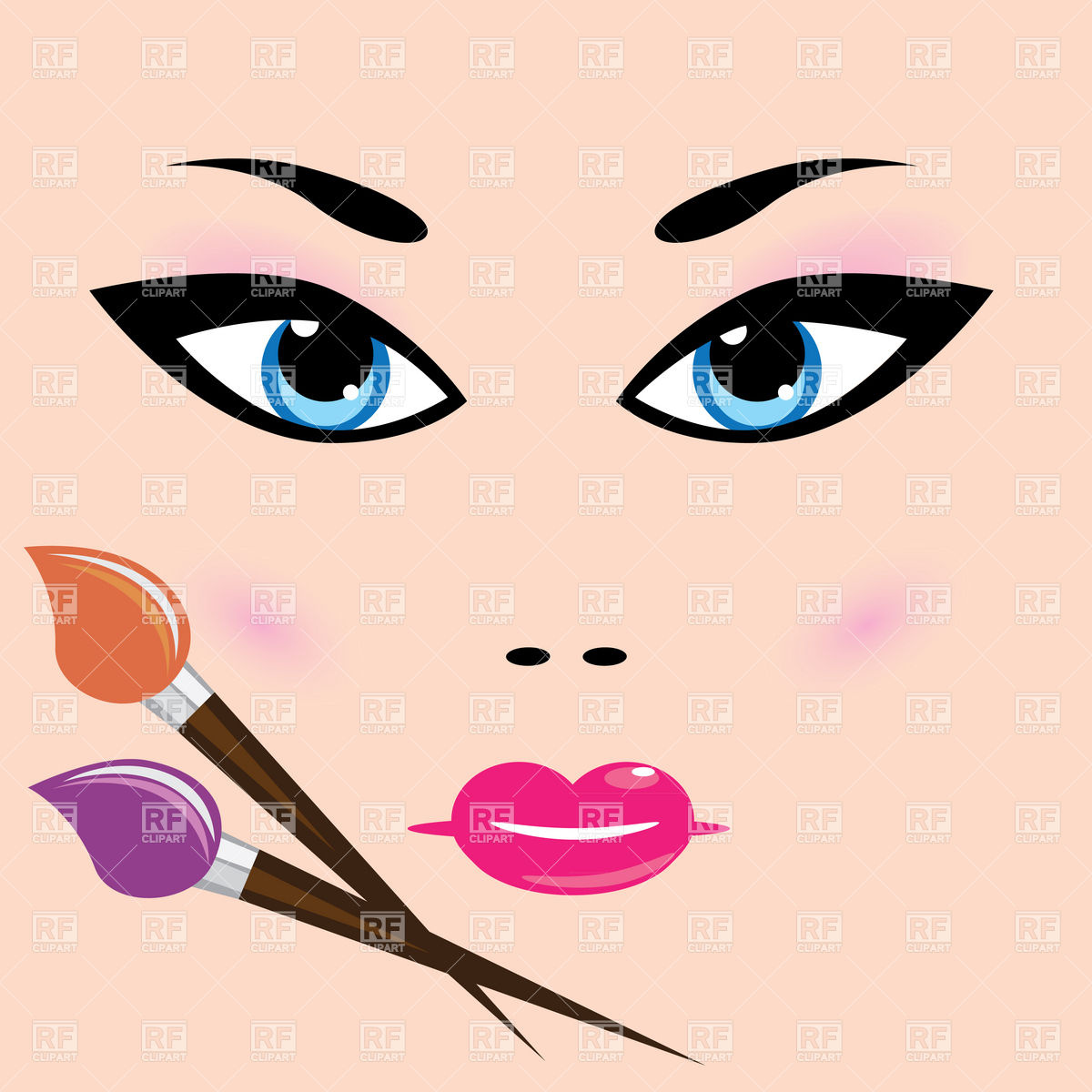 Make Up Clipart Free download on ClipArtMag