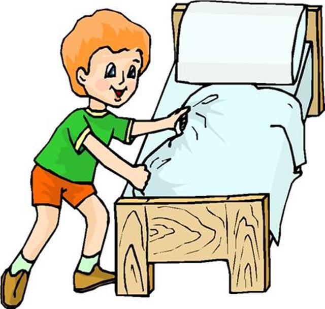 make your bed clipart