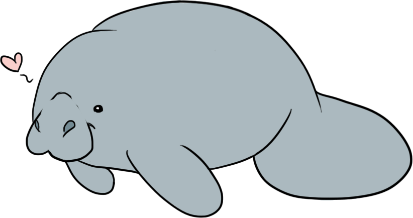 Manatee Clipart | Free download on ClipArtMag