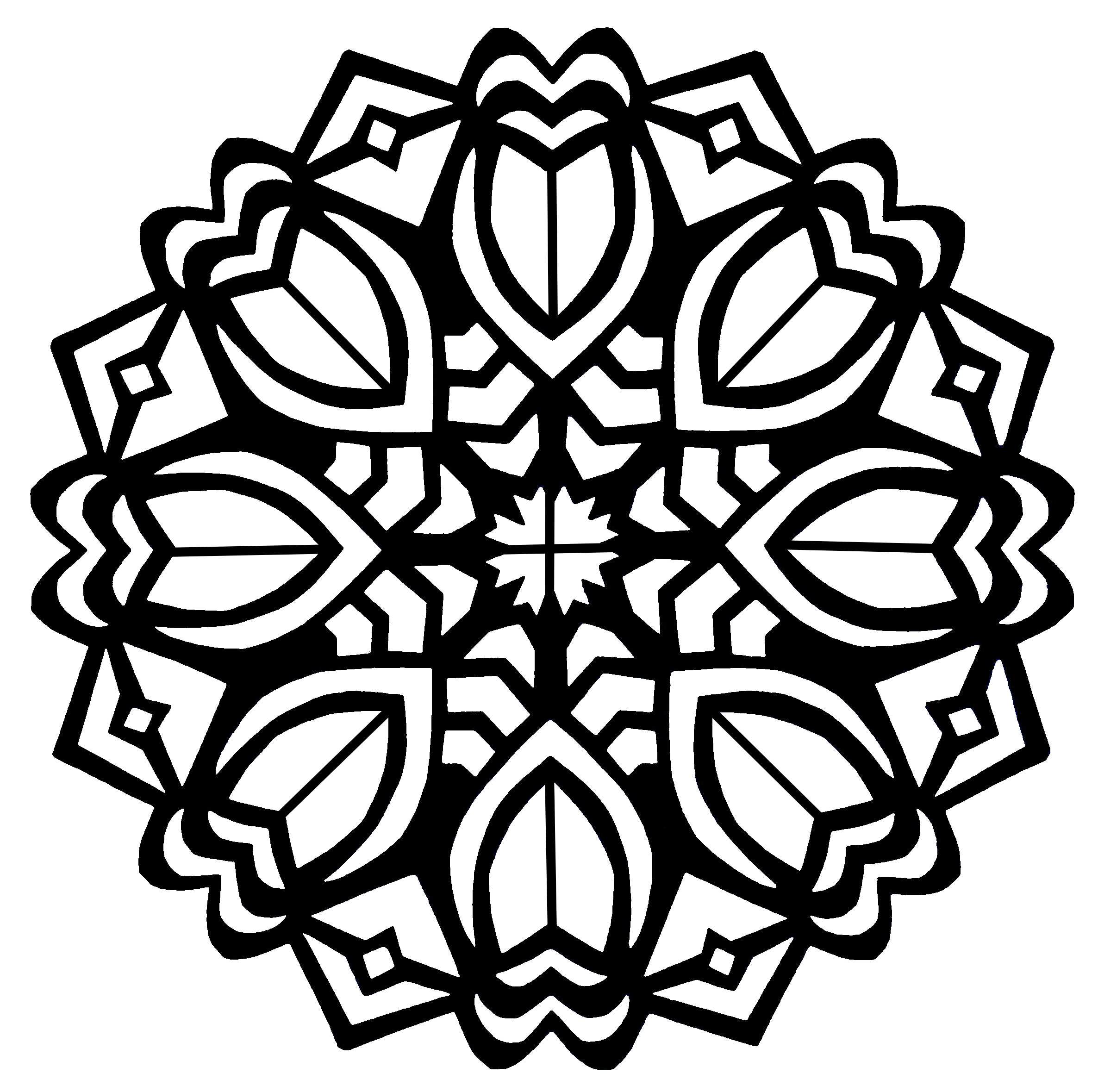 2372x2359 Adults Abstract Coloring Book Flower Mandala Coloring Pages Free