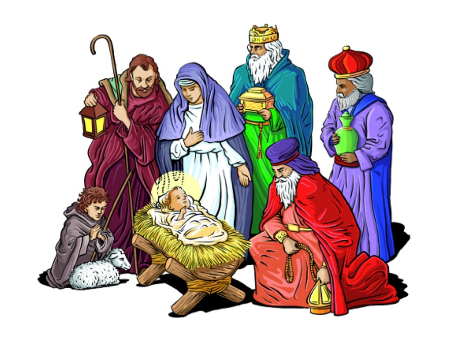 Manger Scenes Clipart Free download on ClipArtMag