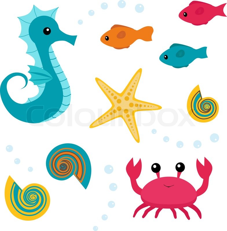 Marine Animals Clipart | Free download on ClipArtMag