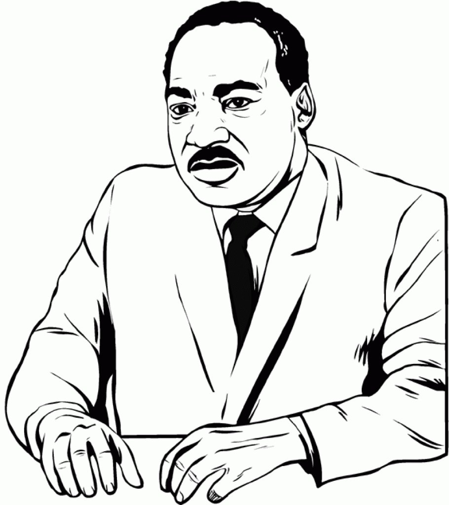 Free Printable Mlk Day Coloring Pages