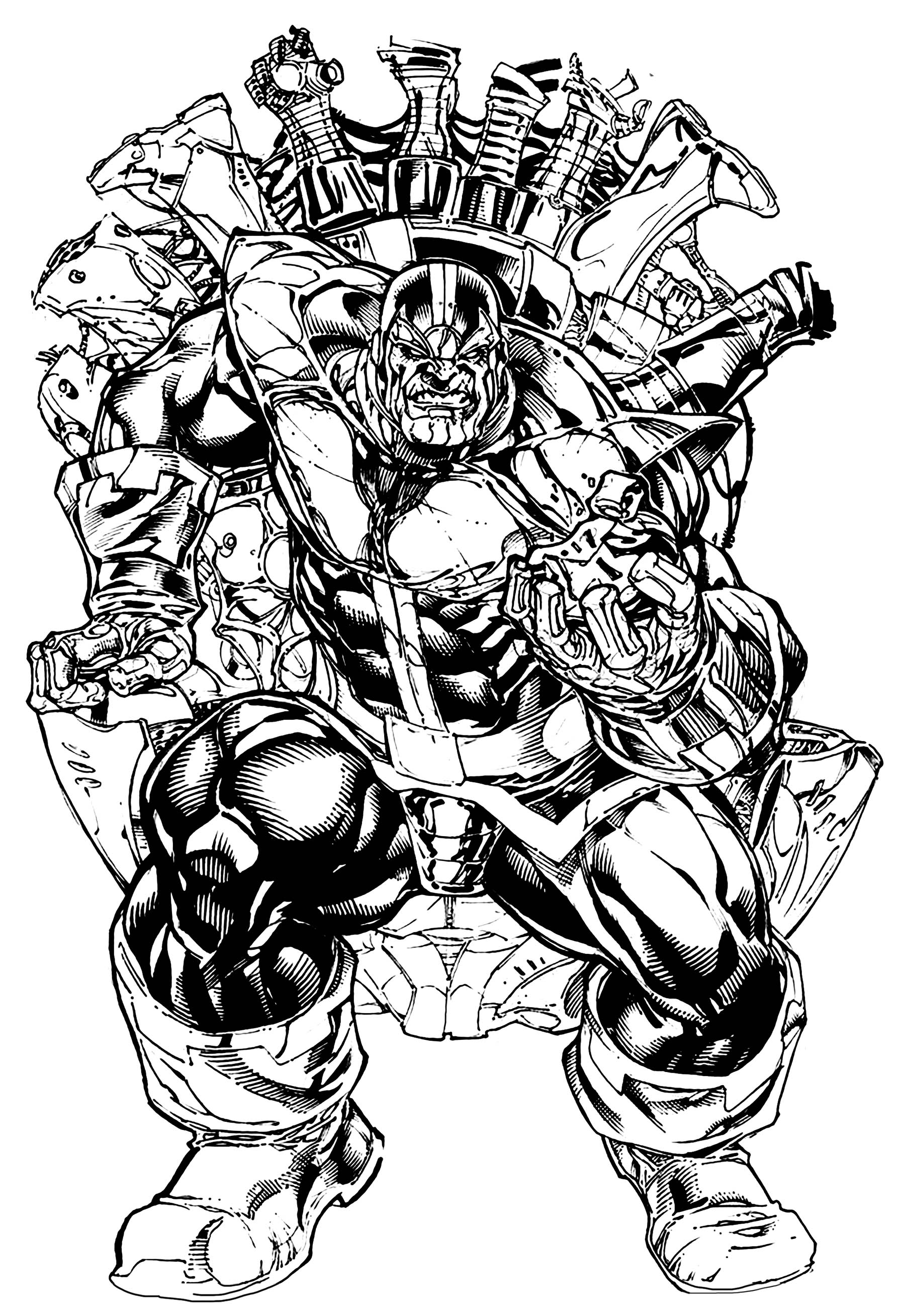 Marvel Coloring Pages Free download on ClipArtMag