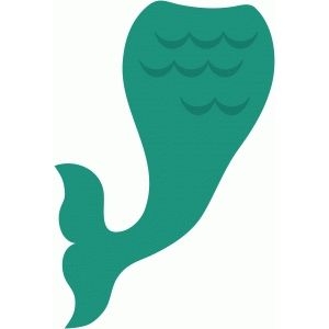 Mermaid Tail Outline | Free download on ClipArtMag