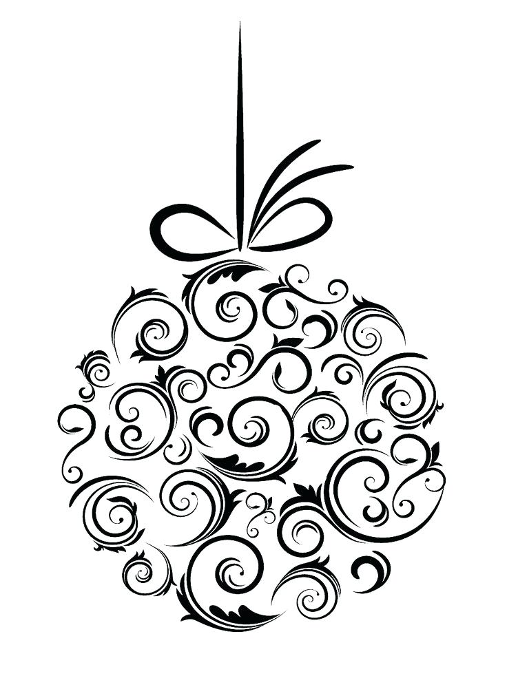 Merry Christmas Black And White Clipart Free download on