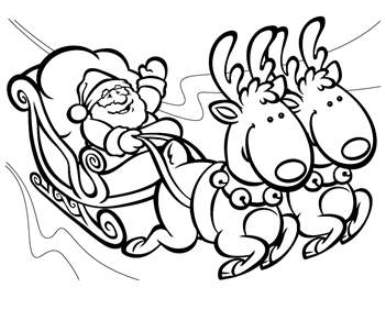 Merry Christmas Coloring Pages | Free download on ClipArtMag