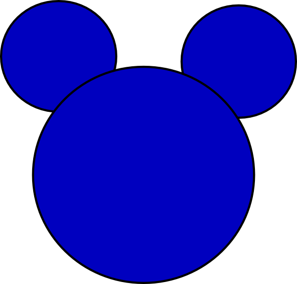 Mickey Ears Clipart | Free download on ClipArtMag