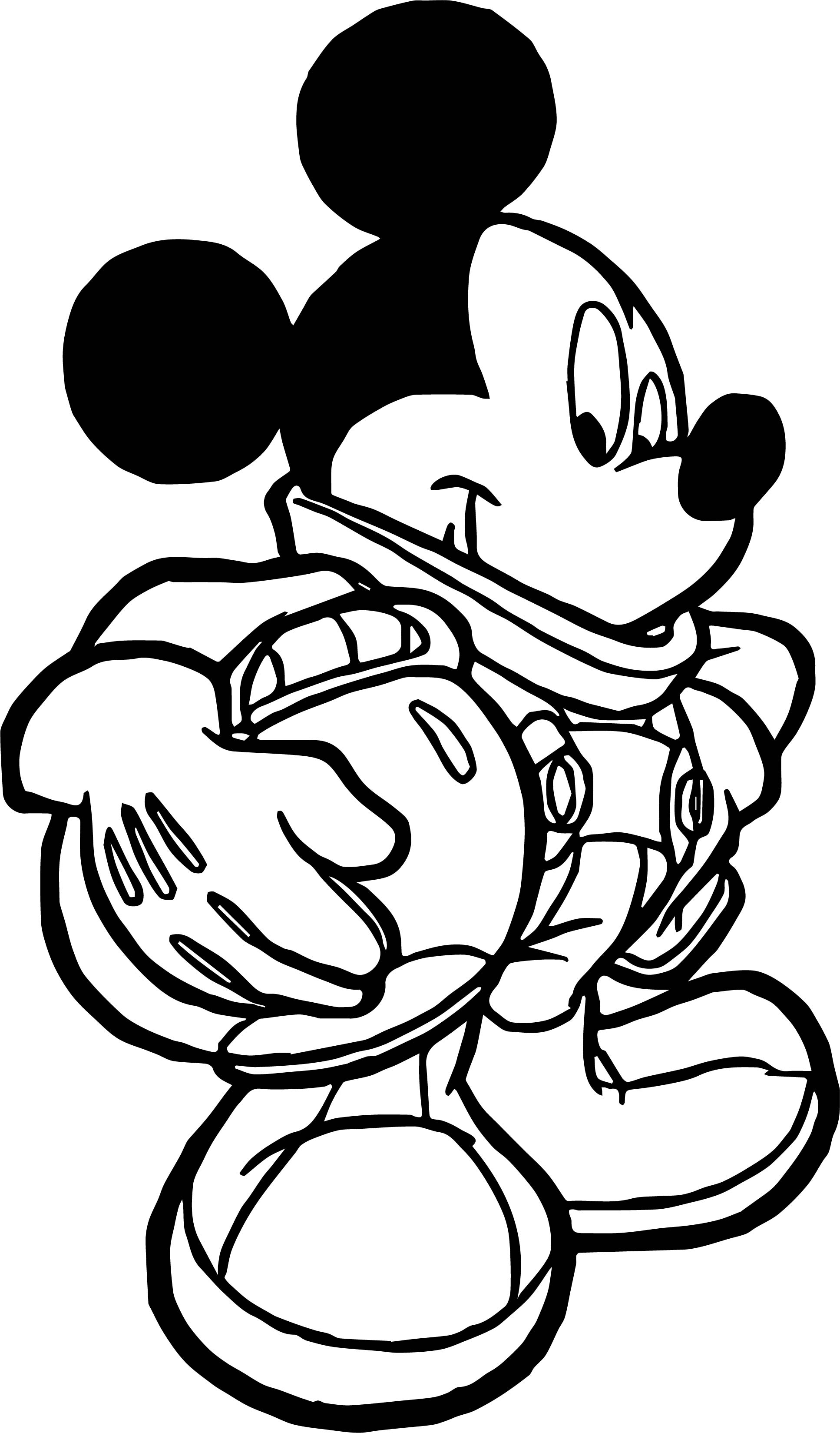 Mickey Mouse Coloring Pages | Free download on ClipArtMag