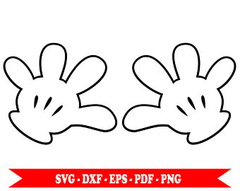 Mickey Mouse Hands Clipart Free Download On Clipartmag