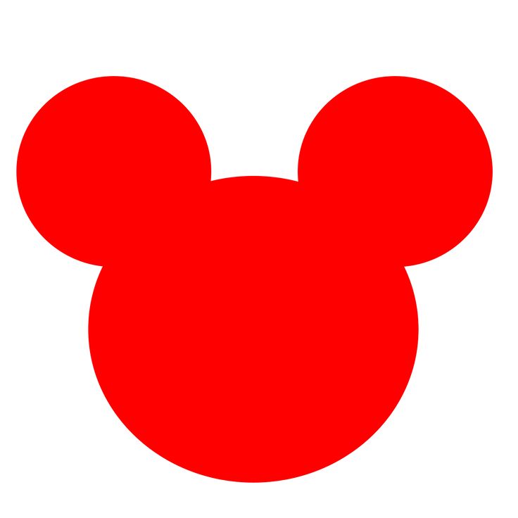 Mickey Mouse Head Silhouette Clipart Free Download On Clipartmag