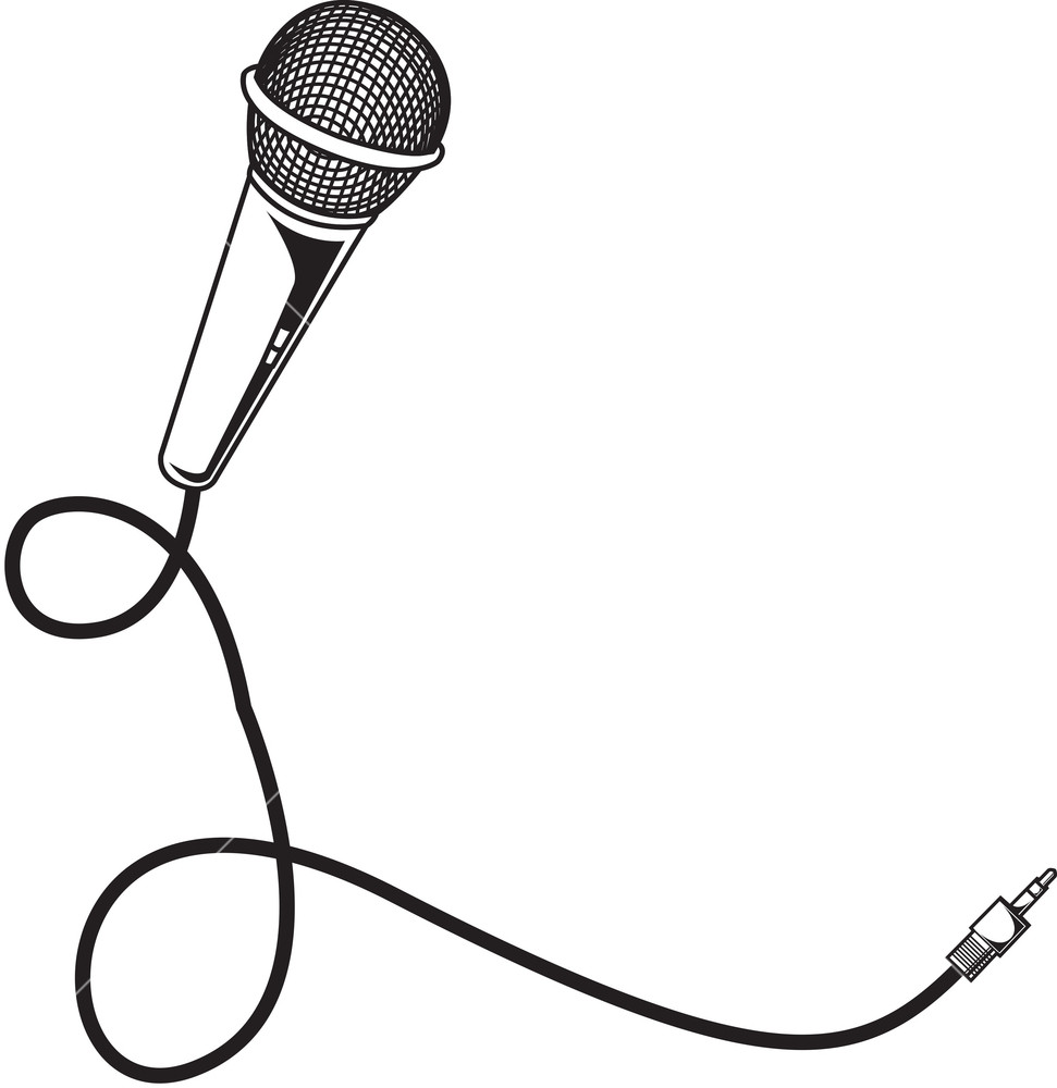 microphone illustration vector free download
