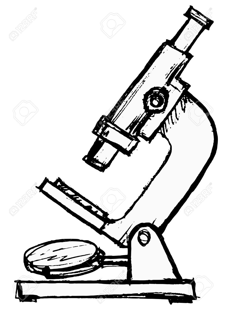 Microscope Clipart Black And White Free download on ClipArtMag