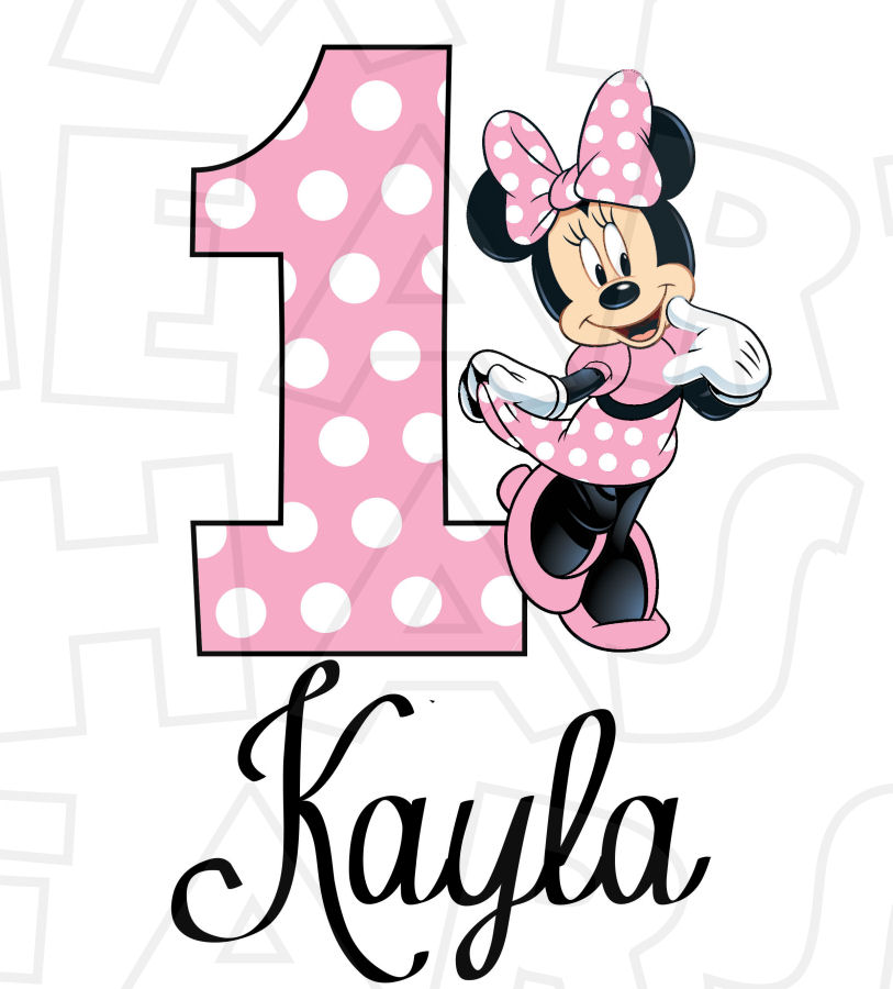 Minnie Mouse 1st Birthday Clipart | Free download on ...