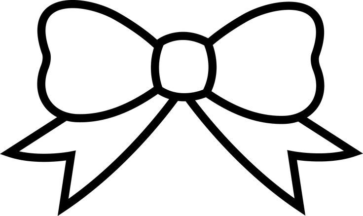 Minnie Mouse Bow Outline | Free download on ClipArtMag