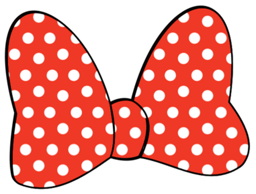 Minnie Mouse Bow Template Clipart | Free download on ClipArtMag