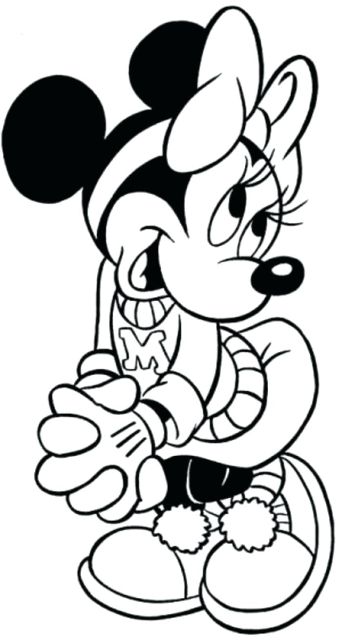 Minnie Mouse Coloring Pages | Free download on ClipArtMag