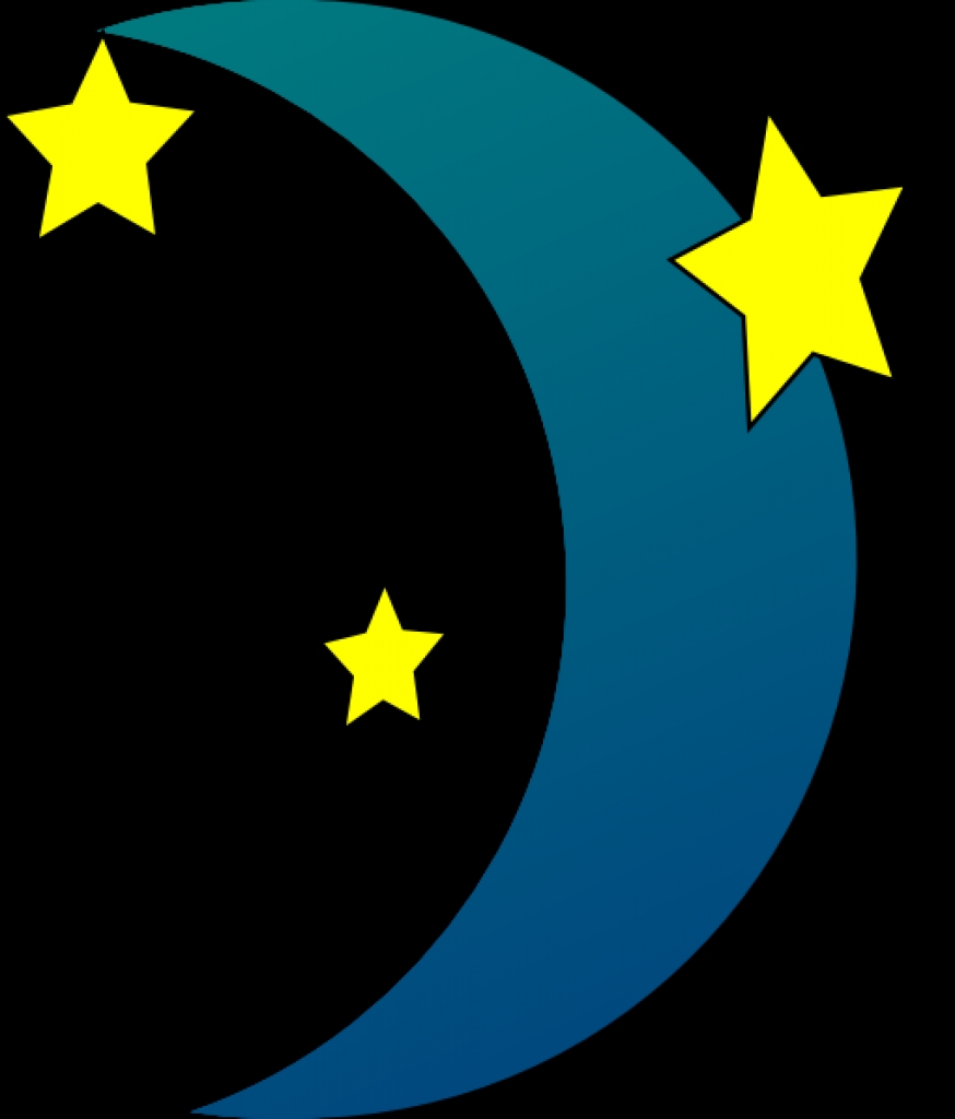 Moon And Stars Clipart Free download on ClipArtMag