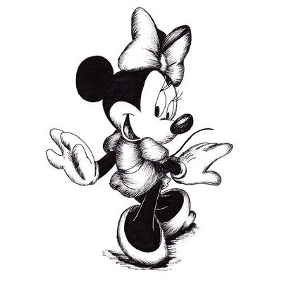 stick mouse drawing