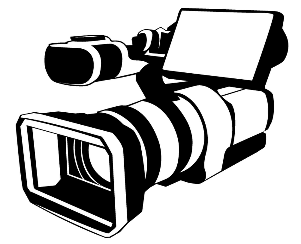 Movie Camera Drawing | Free download on ClipArtMag