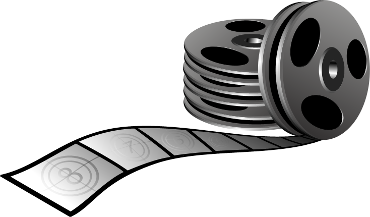 Movie Reels Clipart 