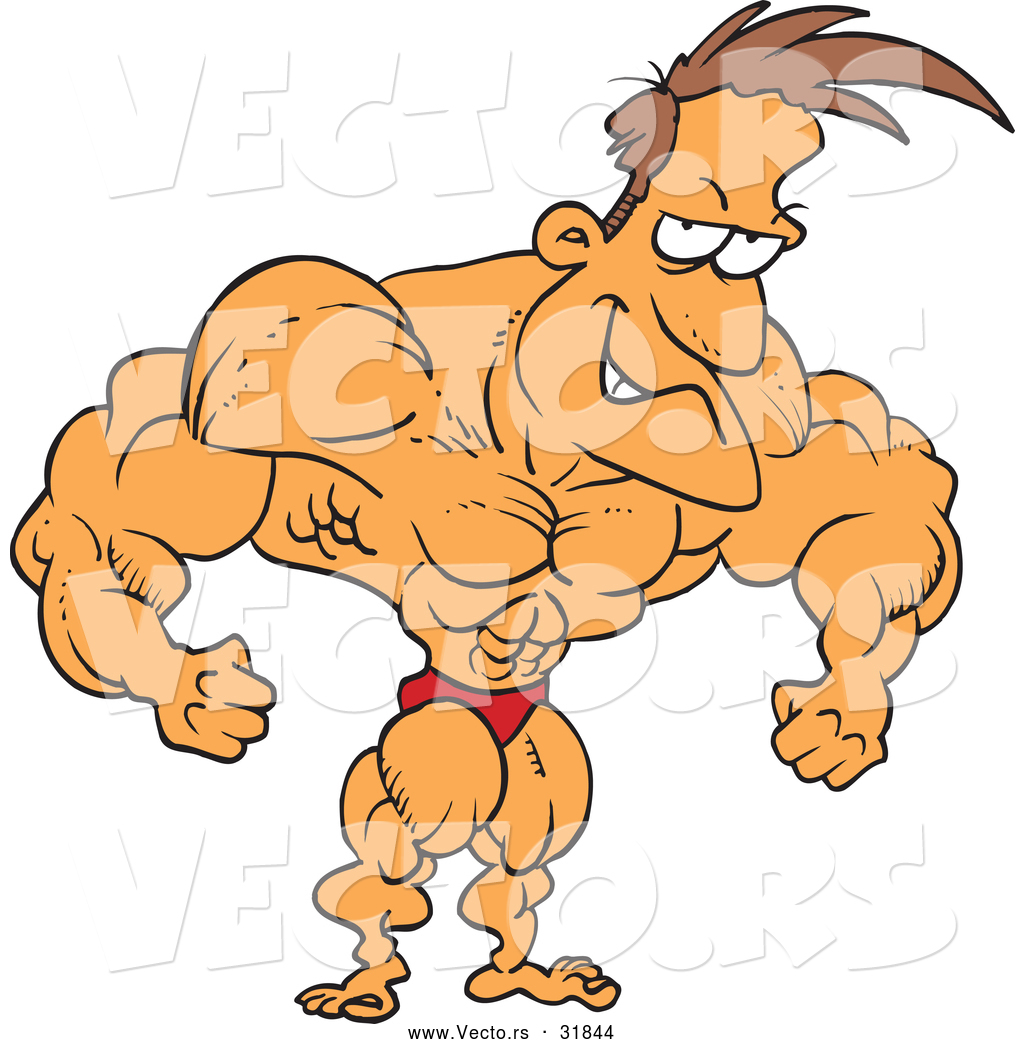 Muscle Cartoon Clipart | Free download on ClipArtMag