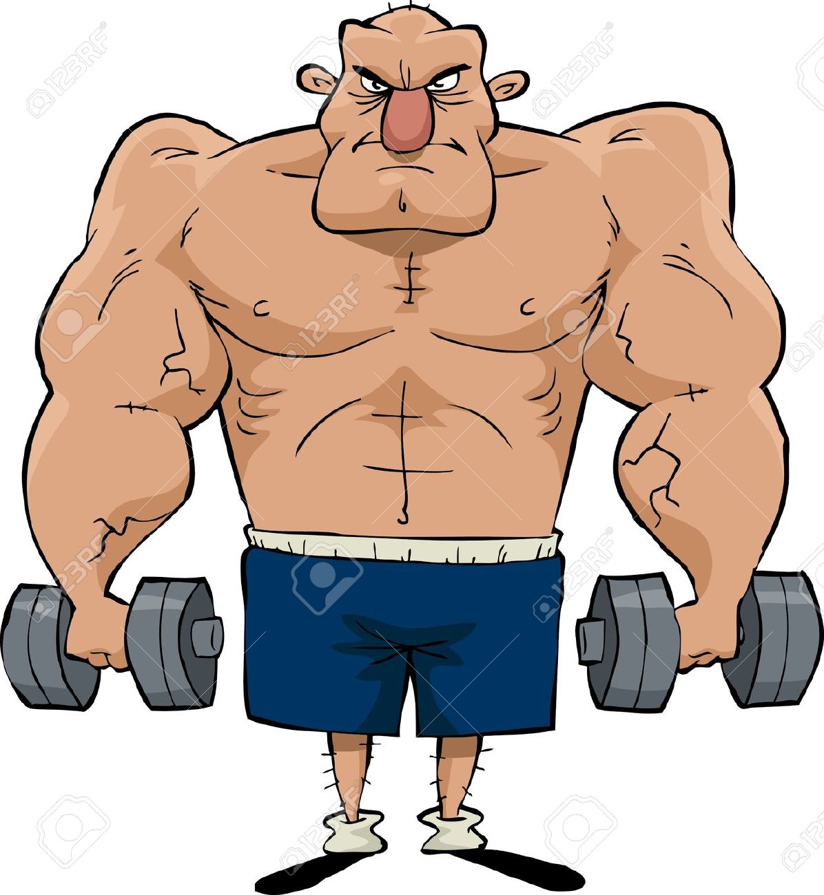 Muscle Man Clipart | Free download on ClipArtMag