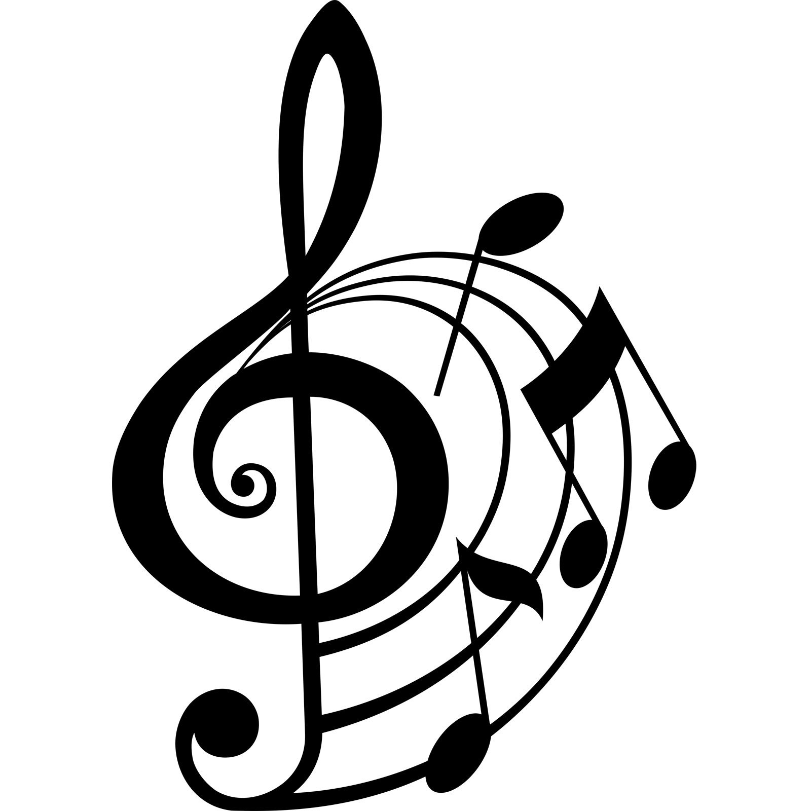 Music Note Drawing Free Download On ClipArtMag