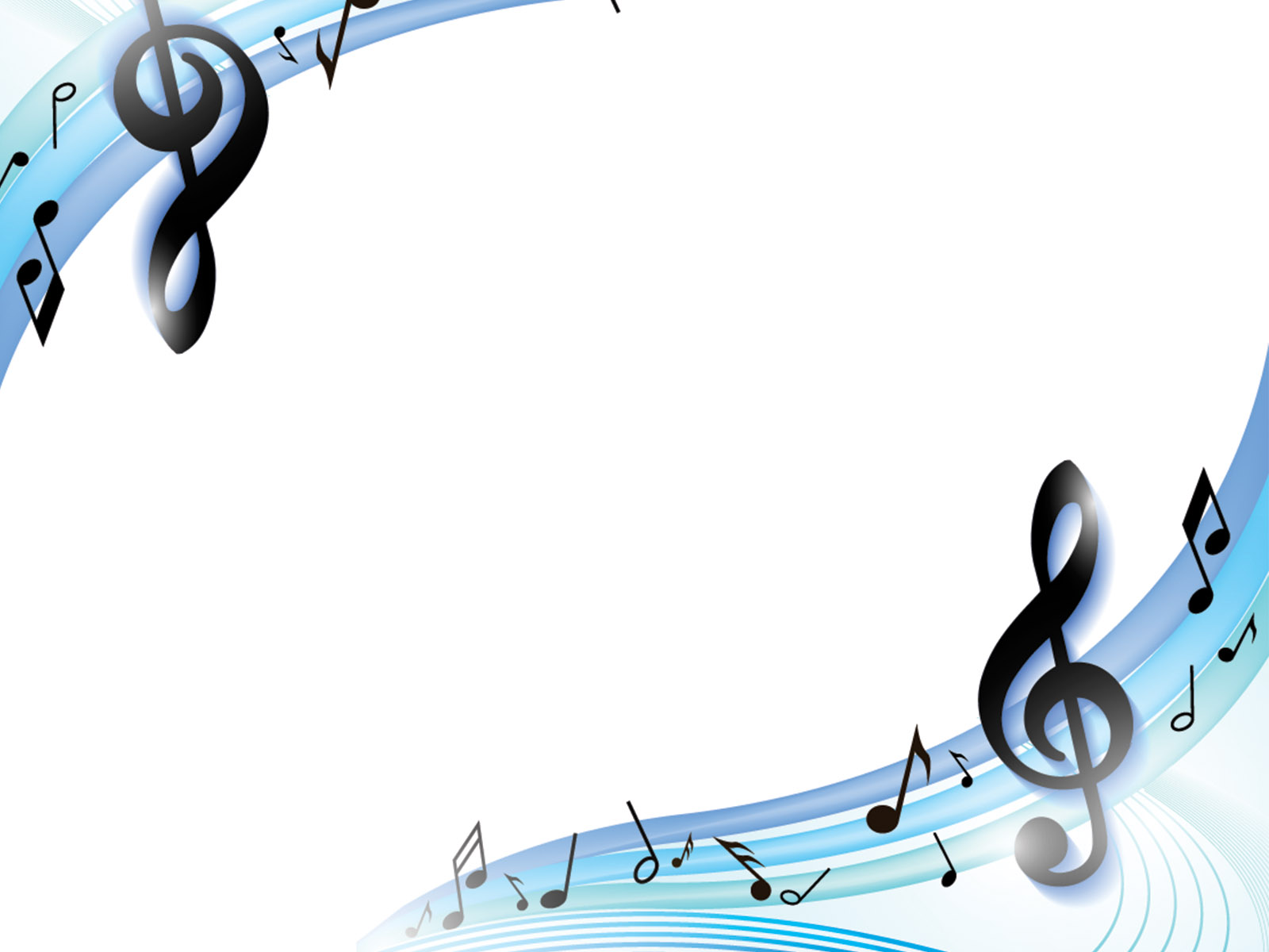 Musical Notes Border Free download on ClipArtMag
