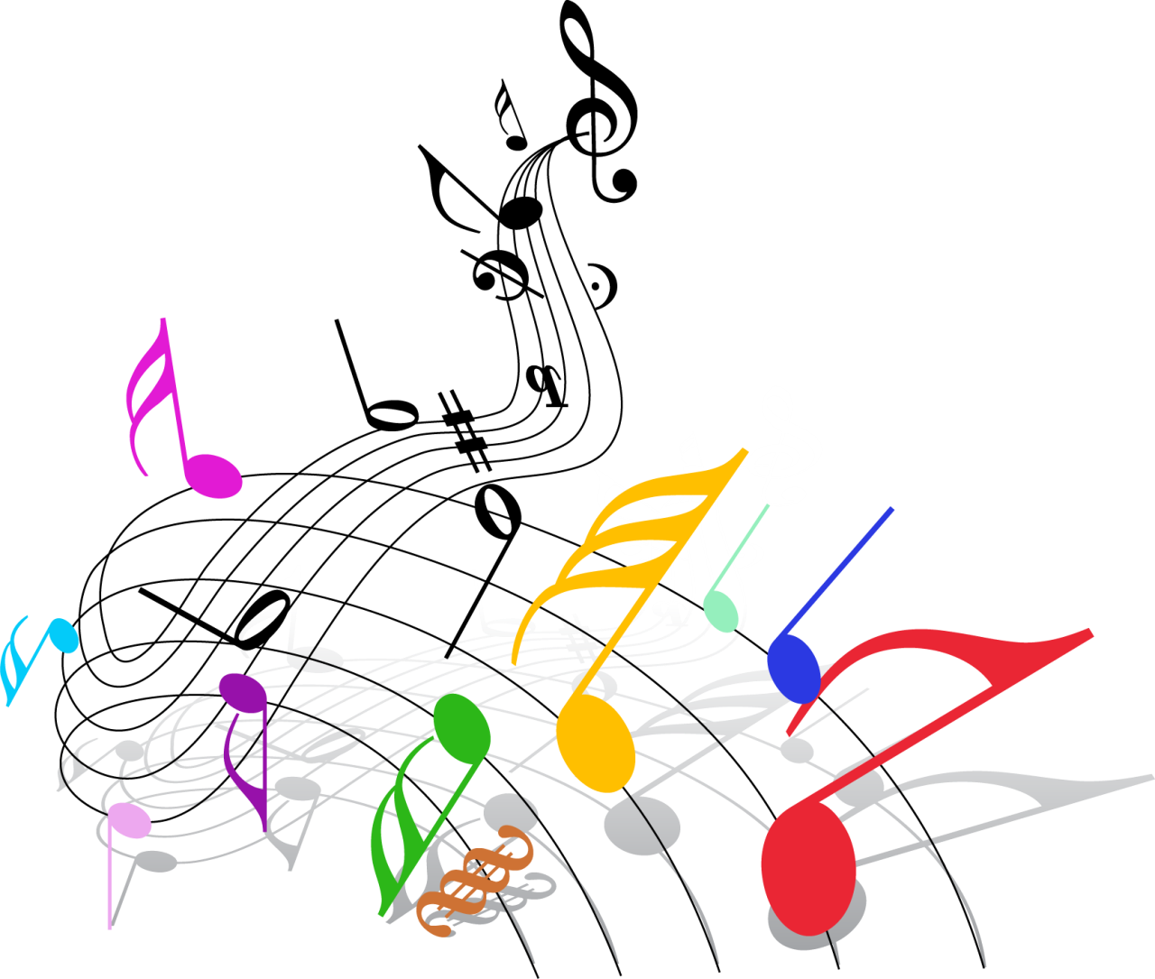 Musical Notes Transparent Background Free Download On Clipartmag