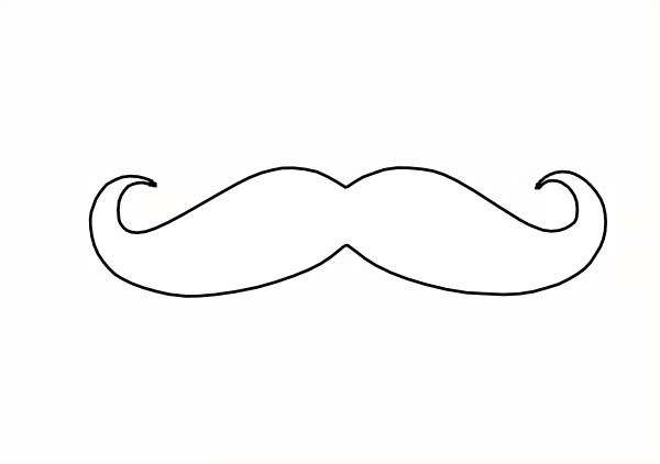 Mustache Outline 