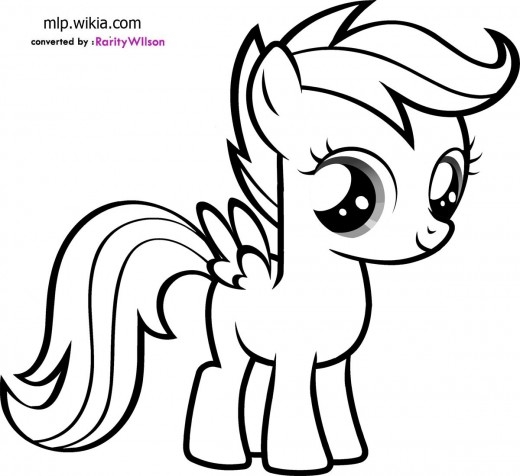 My Little Pony Rainbow Dash Coloring Pages | Free download on ClipArtMag