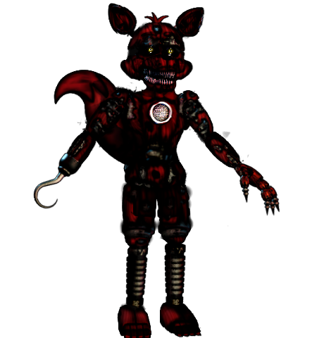 Nightmare Foxy Png Clipart 