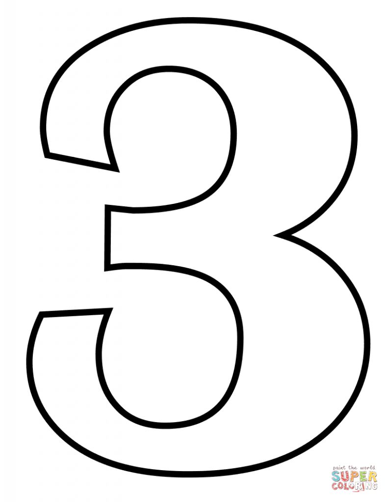 Number 6 Coloring Page | Free download on ClipArtMag