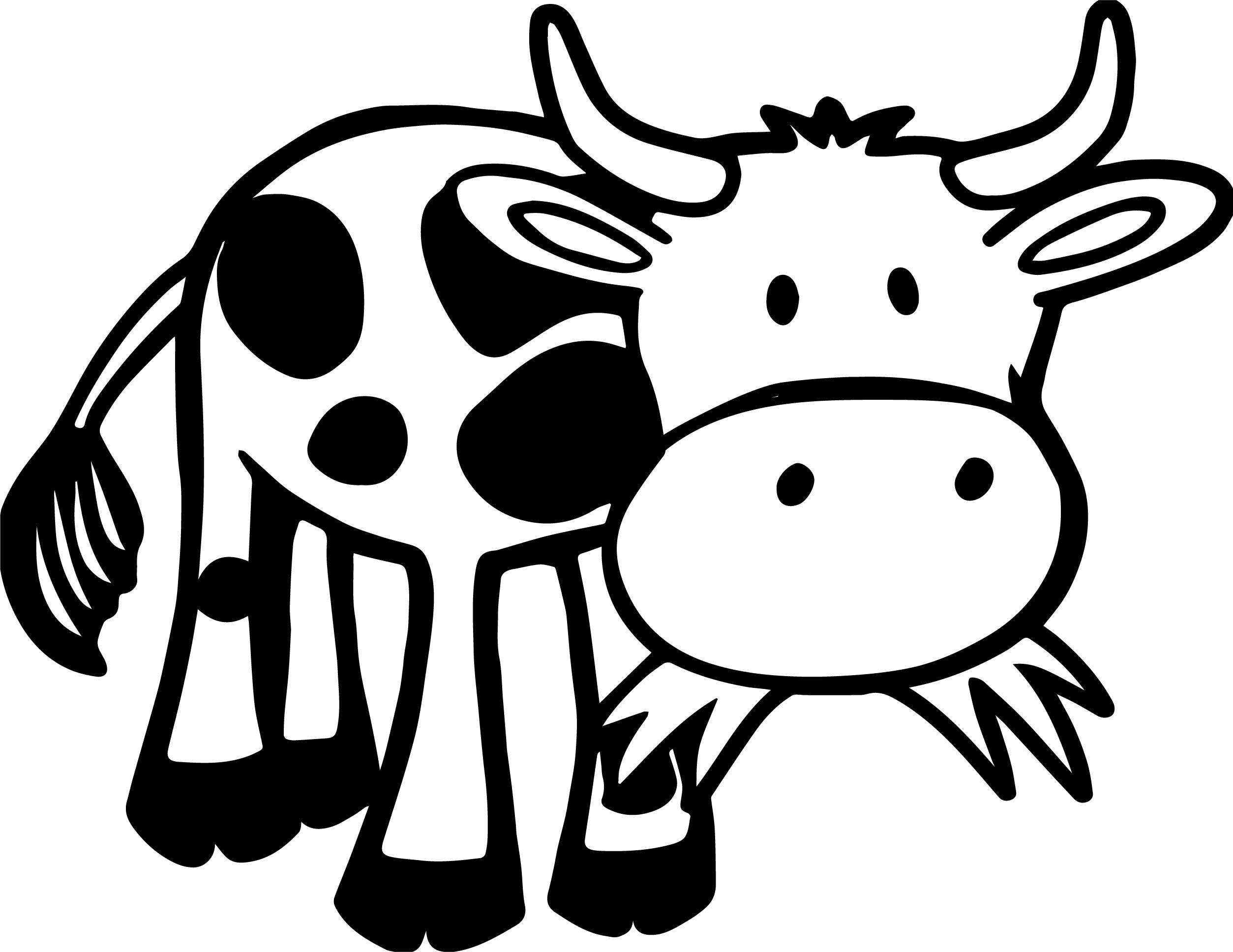 Outline Of A Cow Free download on ClipArtMag