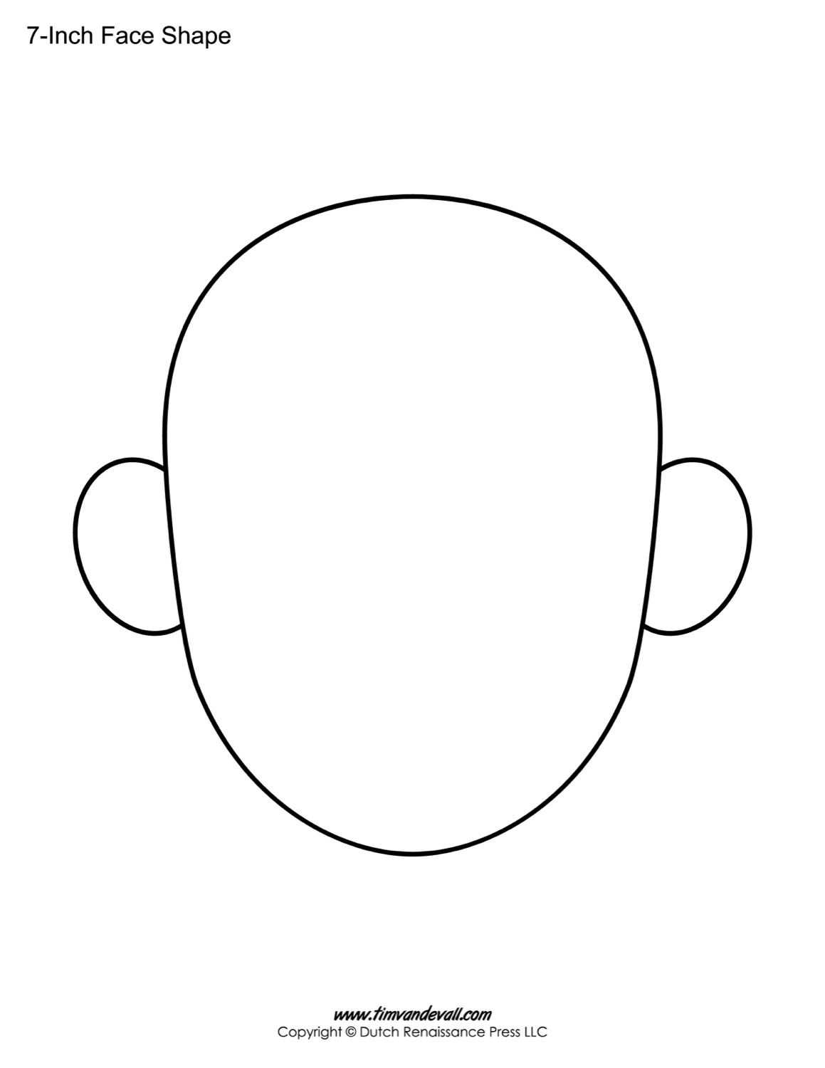 Outline Of A Face Free download on ClipArtMag