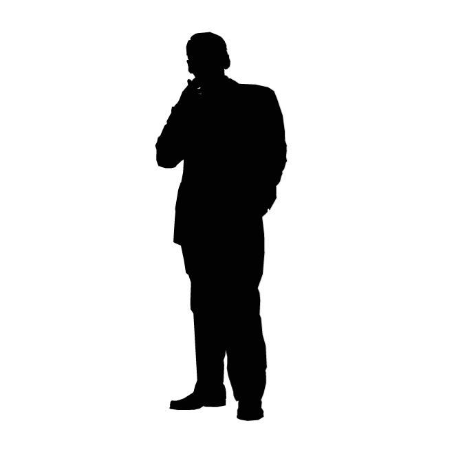 Outline Of A Man Free download on ClipArtMag