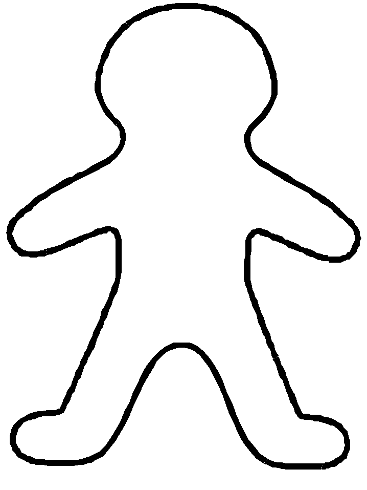 Outline Of A Person | Free download on ClipArtMag