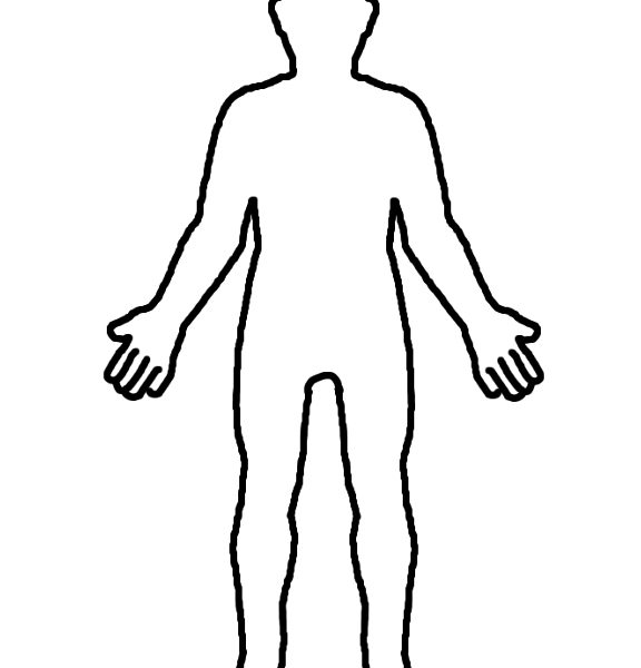 Outline Of A Person Free download on ClipArtMag