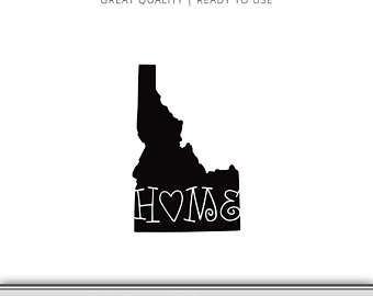 Outline Of Idaho | Free download on ClipArtMag