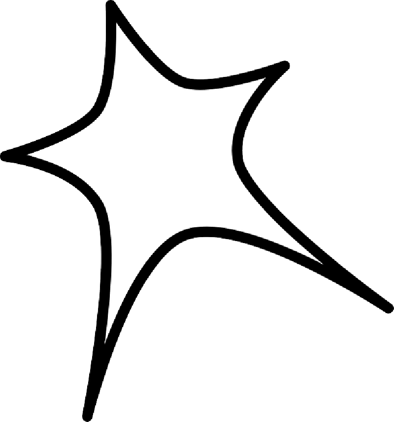 Outline Of Stars | Free download on ClipArtMag